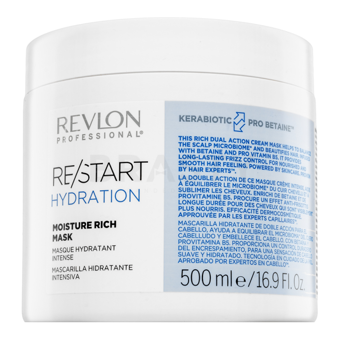 Revlon Professional Restart Hydration Moisture Rich Mask Voedend Haarmasker met hydraterend effect 500 ml