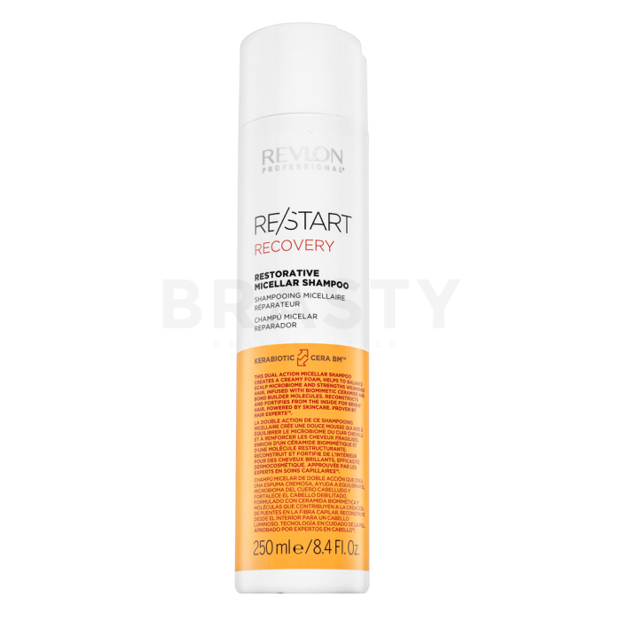 Revlon Professional Restart Recovery Restorative Micellar Shampoo posilujúci šampón pre suché a poškodené vlasy 250 ml