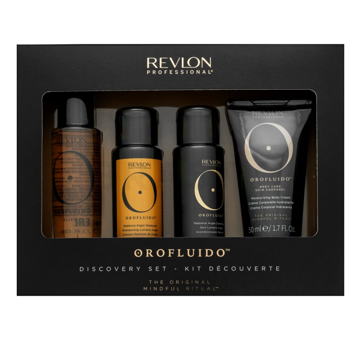 Orofluido Discovery Set Kit Para la regeneración, nutrición y protección del cabello 3 x 50 ml + 30 ml