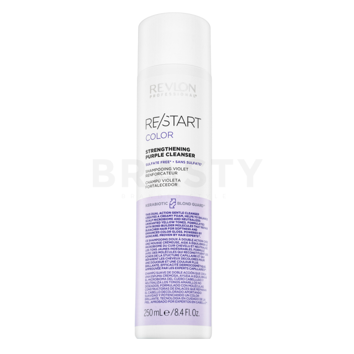Revlon Professional Restart Color Strengthening Purple Cleanser šampon za toniranje kose za neutraliziranje žutih nijansi 250 ml