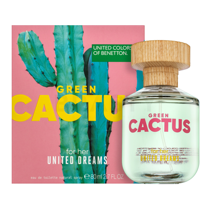 Benetton United Dreams Green Cactus woda toaletowa dla kobiet 80 ml