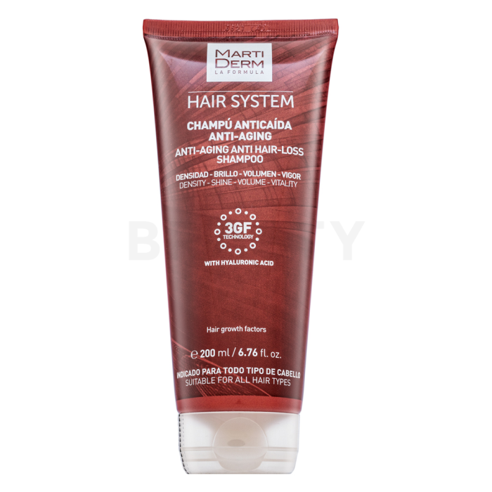 Martiderm Hair System 3GF Anti-Aging Anti Hair-Loss Shampoo versterkende shampoo tegen haaruitval 200 ml