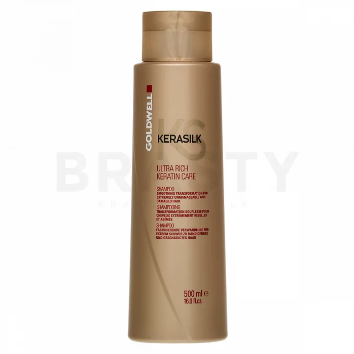 Goldwell Kerasilk Ultra Rich Keratin Care Shampoo Shampoo für widerspenstiges und geschädigtes Haar 500 ml