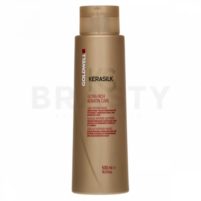 Goldwell Kerasilk Ultra Rich Keratin Care Daily Intense Mask maska za neurejene in poškodovane lase 500 ml