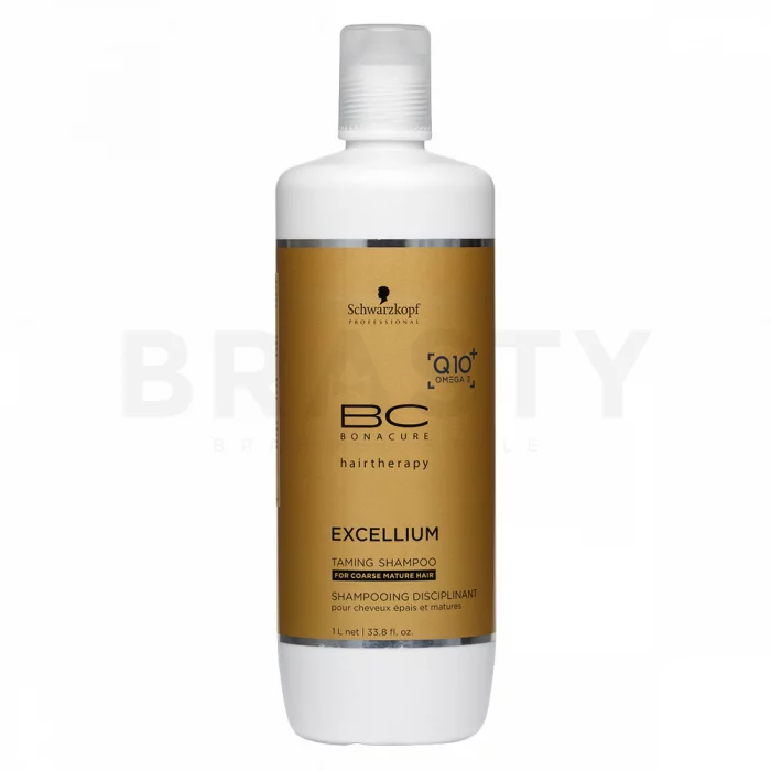 Schwarzkopf Professional BC Bonacure Excellium Taming Shampoo șampon pentru păr aspru 1000 ml