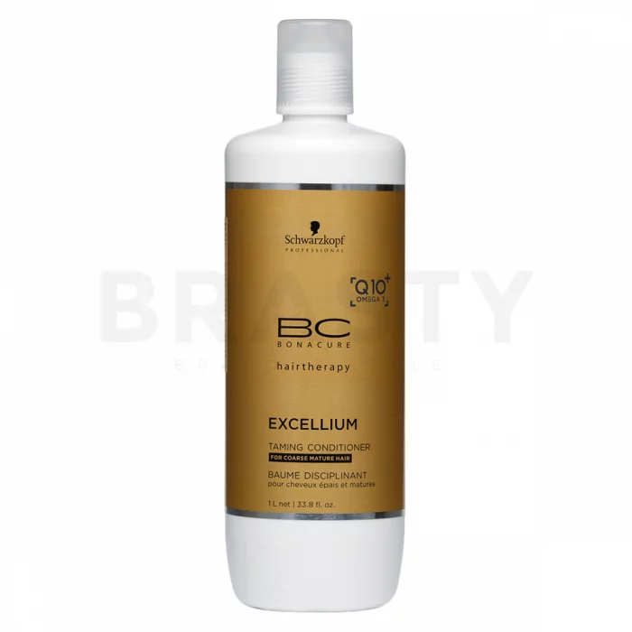 Schwarzkopf Professional BC Bonacure Excellium Taming Conditioner balsam pentru păr aspru 1000 ml