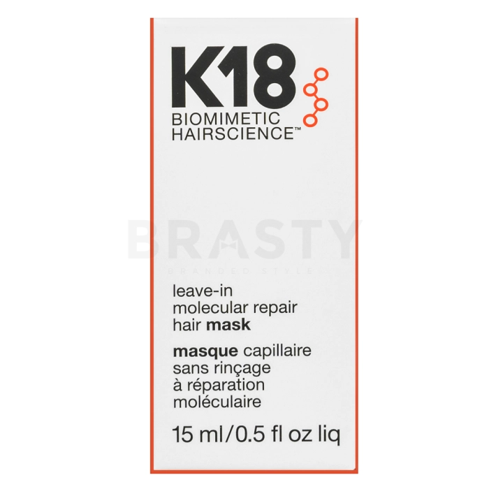 K18 Leave-In Molecular Repair Hair Mask pielęgnacja bez spłukiwania do włosów bardzo suchych i zniszczonych 15 ml
