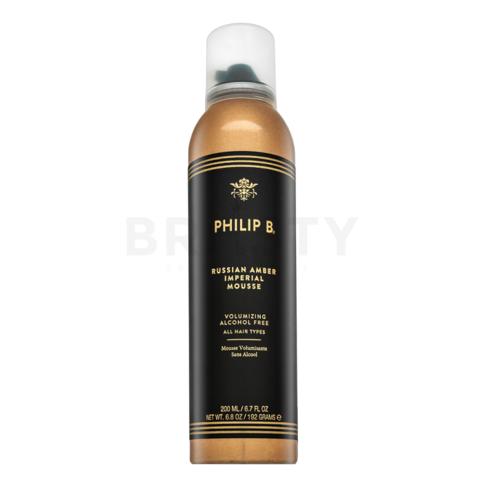PHILIP B Russian Amber Imperial Mousse hajhab dús és fényes hajért 200 ml