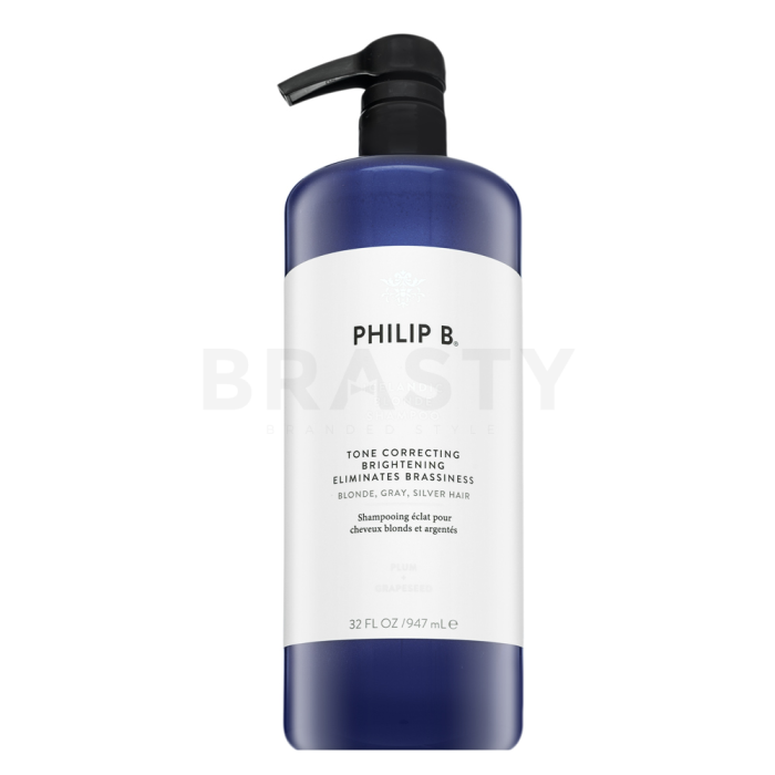 PHILIP B Icelandic Blonde Shampoo neutralizáló sampon platinaszőke és ősz hajra 947 ml