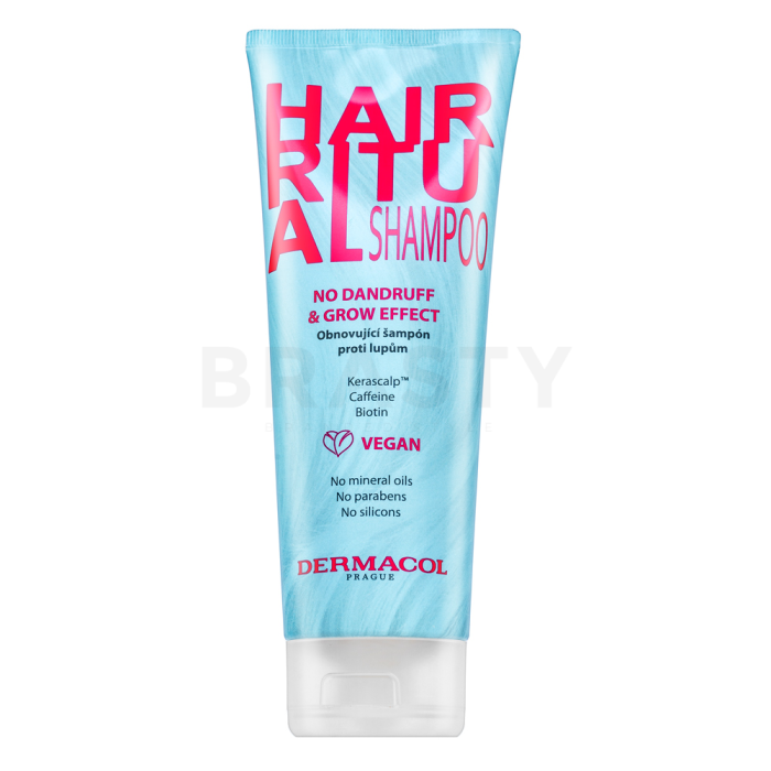 Dermacol Hair Ritual No Dandruff & Grow Effect Shampoo укрепващ шампоан против пърхот 250 ml
