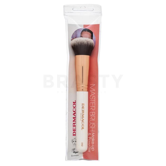 Dermacol Foundation & Powder Brush highlighter és púderecset D52 Rose Gold