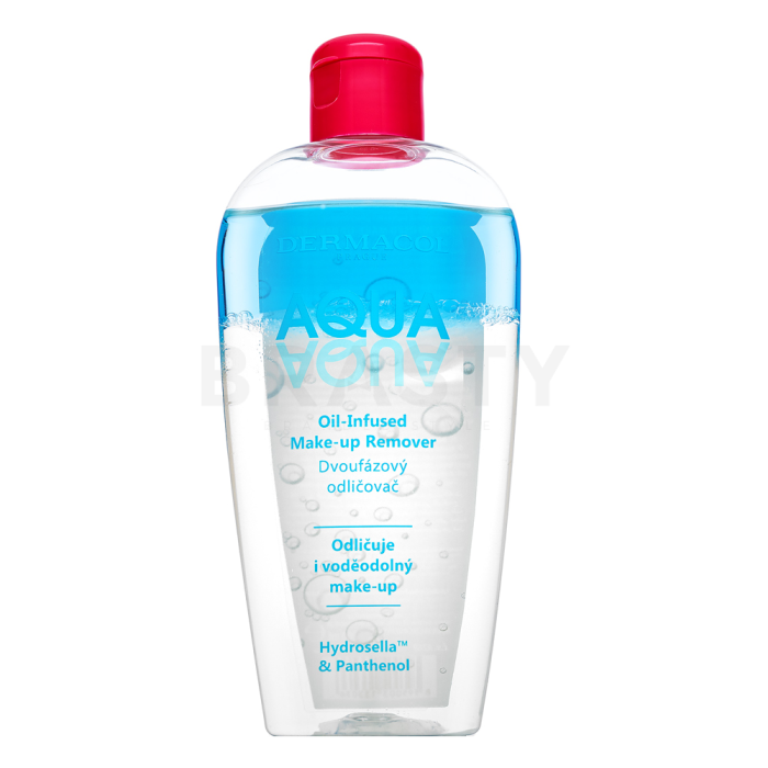 Dermacol Aqua Aqua twee-stappen make-up remover Oil-infused Make-up Remover 200 ml