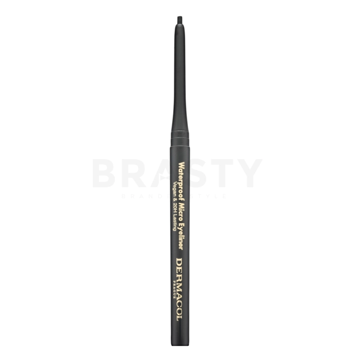 Dermacol Waterproof Micro Eyeliner wodoodporna kredka do oczu 01 Black