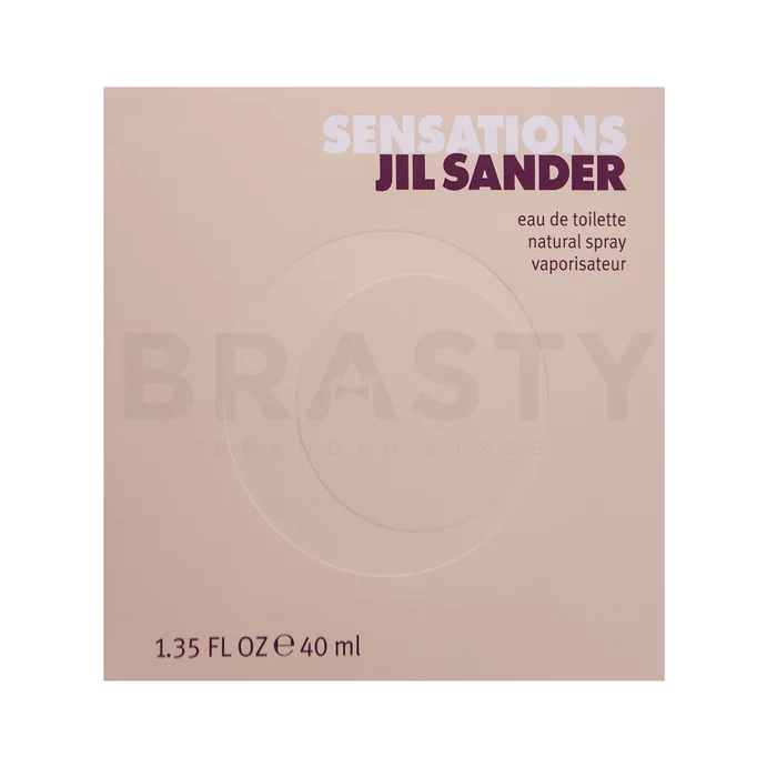 Jil Sander Sensations Eau de Toilette da donna 40 ml