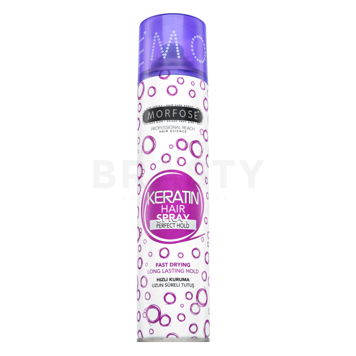 Morfose Hair Spray Perfect Hold haarlak voor een stevige grip Keratin 250 ml