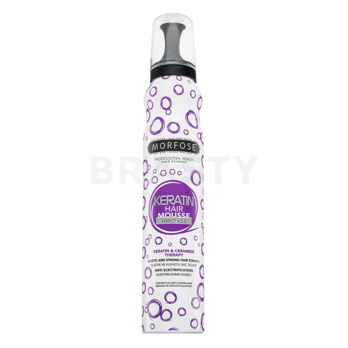 Morfose Hair Mousse Perfect Hold pěnové tužidlo pro objem vlasů Keratin 200 ml