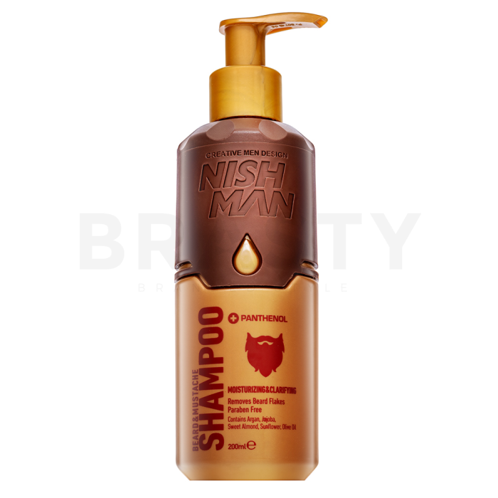 Nishman Beard&Mustache Shampoo reinigende shampoo voor baarden 200 ml
