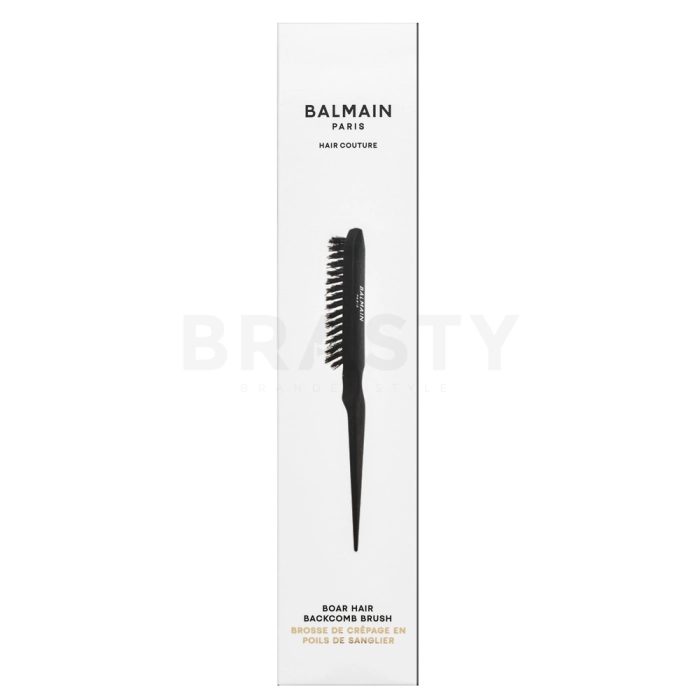 Balmain Hair Couture Boar Backcomb Brush toupeerborstel met Wild Zwijn Borstelharen