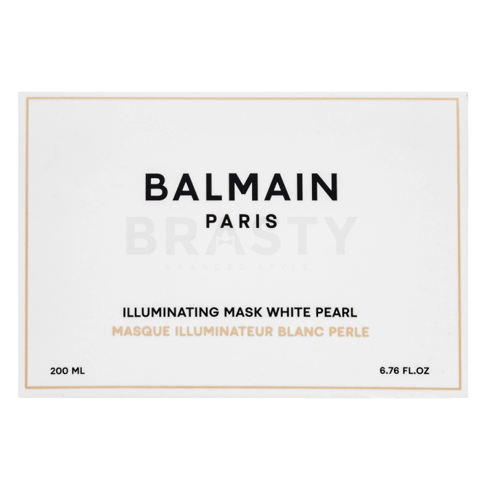 Balmain Illuminating Mask White Pearl neutraliserend masker 200 ml