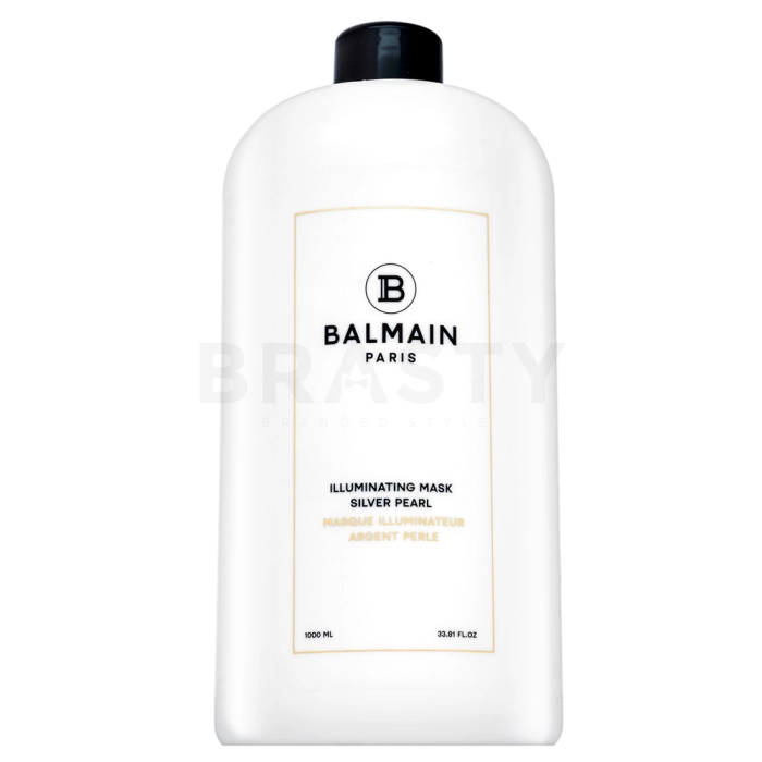 Balmain Illuminating Mask Silver Pearl neutralizující maska pro platinově blond a šedivé vlasy 1000 ml