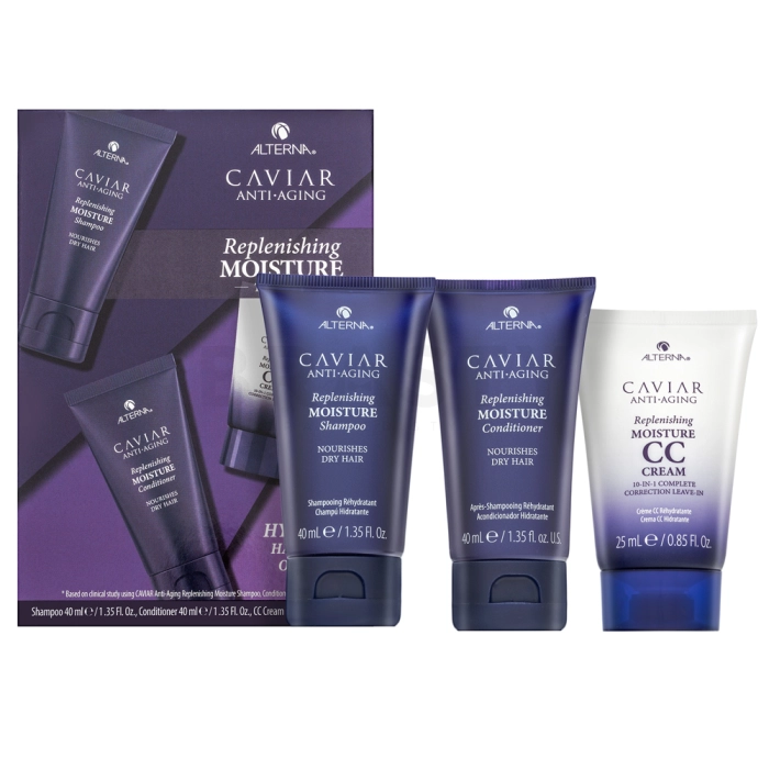 Alterna Caviar Replenishing Moisture Consumer Trial Kit kit voor hydraterend haar 40 ml + 40 ml + 25 ml