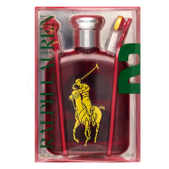 Ralph Lauren Big Pony 2 Red Earbuds Eau de Toilette férfiaknak 125 ml