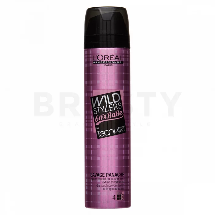 L´Oréal Professionnel Tecni.Art Wild Stylers 60's BaBe Savage Panache Dry Touch Powde лак за коса за силна фиксация 250 ml