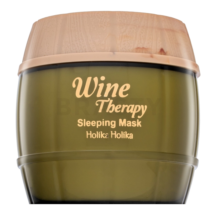 Holika Holika Wine Therapy Sleeping Mask maschera idratante notturna per l' unificazione della pelle e illuminazione 120 ml