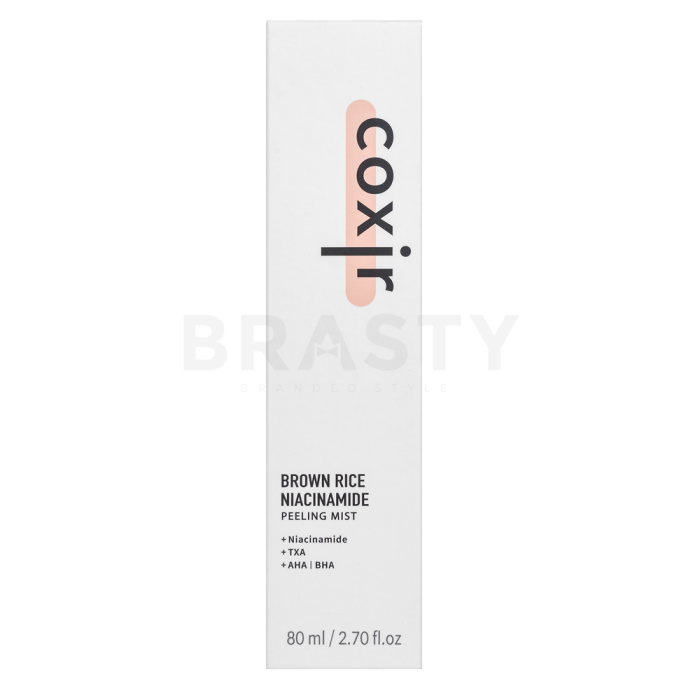 Coxir Brown Rice Niacinamide exfoliërende Mist Peeling Mist 80 ml
