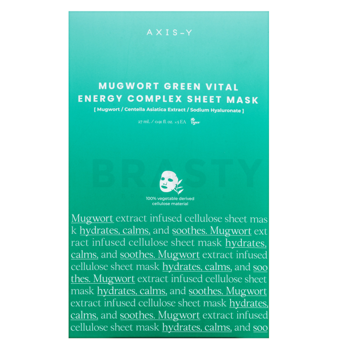 Axis-Y Green Vital plátienková maska Energy Complex Sheet Mask 27 ml