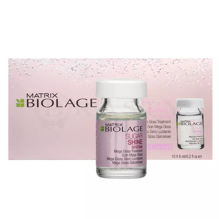 Matrix Biolage Sugar Shine Mega Gloss Treatment Tratamiento Para cabello normal 10 x 6 ml