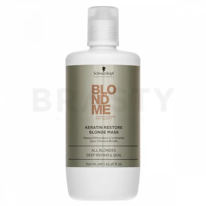 Schwarzkopf Professional BlondMe Keratin Restore Blonde Mask Haarmaske für blondes Haar 750 ml