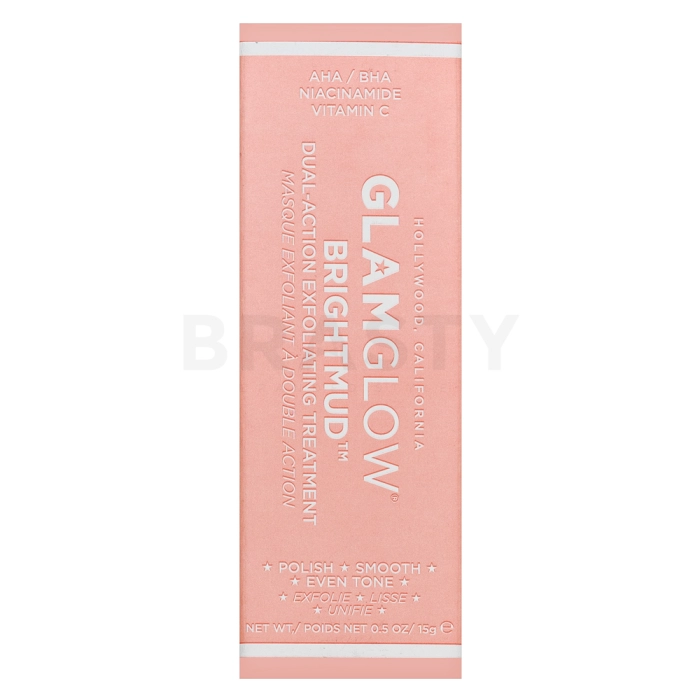 Glamglow Brightmud Dual-Action Exfoliating Treatment exfoliačná maska pre zjednotenú a rozjasnenú pleť 15 g