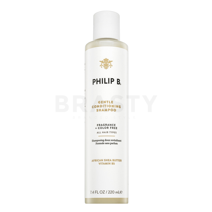 PHILIP B African Shea Butter Gentle Conditioning Shampoo tisztító sampon mindennapi használatra 220 ml
