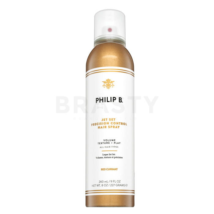 PHILIP B Jet Set Precision Control Hair Spray hajlakk könnyű fixálásért 260 ml