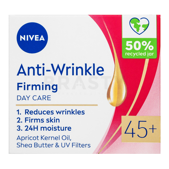 Nivea crema de fortalecimiento efecto lifting Anti-Wrinkle Firming Day Care 45+ 50 ml