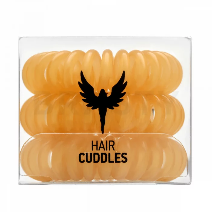 HH Simonsen Hair Cuddles 3 pcs Gomas para el pelo Gold