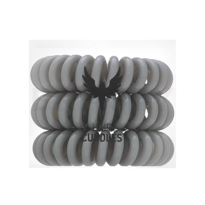 HH Simonsen Hair Cuddles 3 pcs Gomas para el pelo Grey