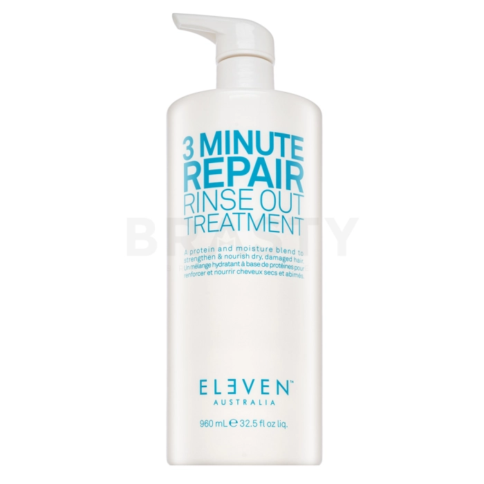 Eleven Australia 3 Minute Repair Rinse Out Treatment Máscara de fortalecimiento Para cabello extra seco y dañado 960 ml