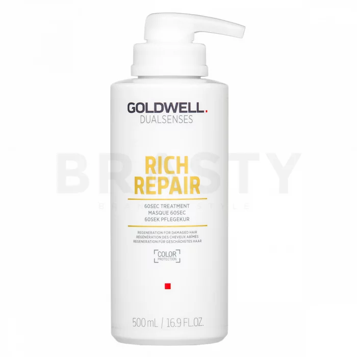 Goldwell Dualsenses Rich Repair 60sec Treatment Haarmaske für trockenes und geschädigtes Haar 500 ml