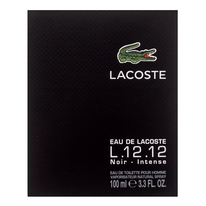 Lacoste Eau de Lacoste L.12.12. Noir Intense Eau de Toilette férfiaknak 100 ml