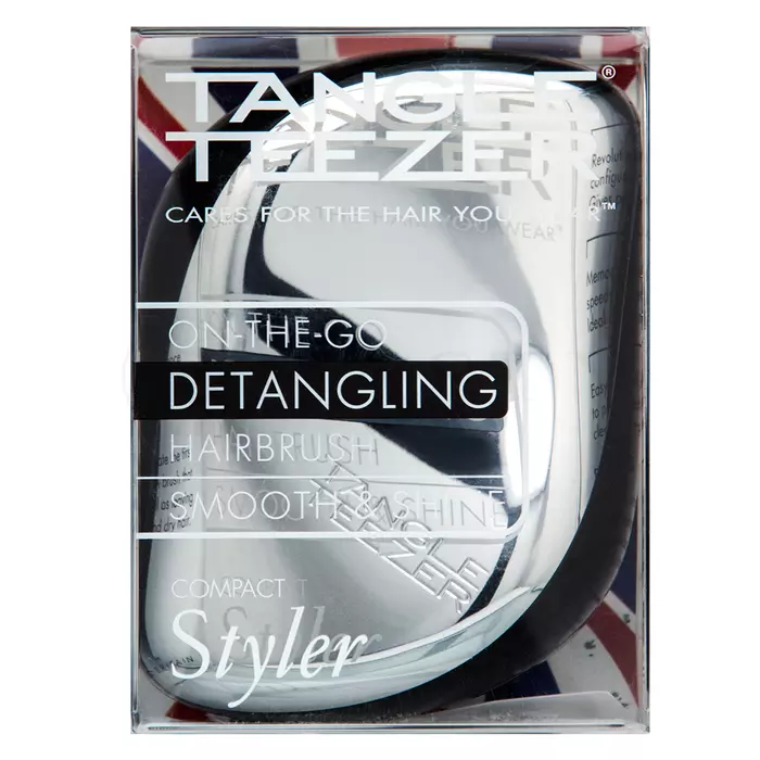 Tangle Teezer Compact Styler Cepillo para el cabello Silver Luxe