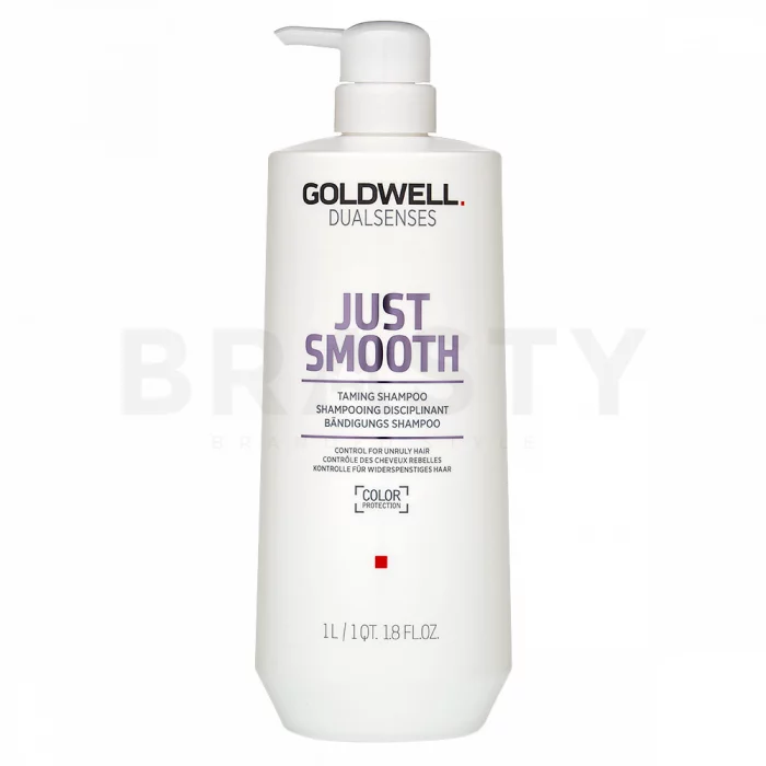 Goldwell Dualsenses Just Smooth Taming Shampoo hajsimító sampon rakoncátlan hajra 1000 ml