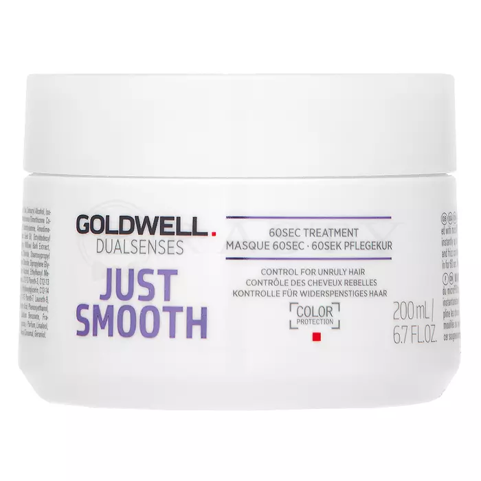 Goldwell Dualsenses Just Smooth 60sec Treatment gladmakend masker voor weerbarstig haar 200 ml