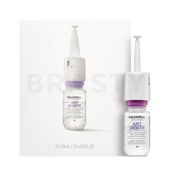 Goldwell Dualsenses Just Smooth Intensive Conditioning Serum serum za glajenje proti nakodranosti 12 x 18 ml