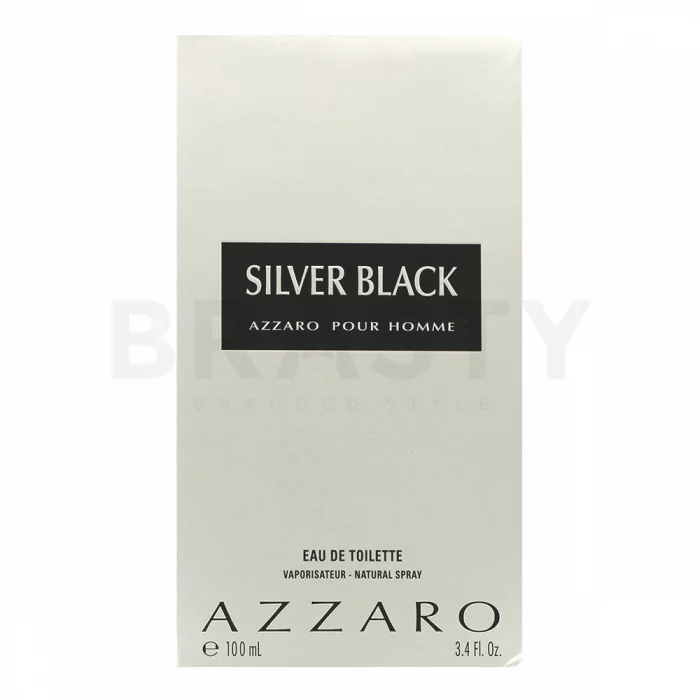 Azzaro Silver Black Eau de Toilette para hombre 100 ml