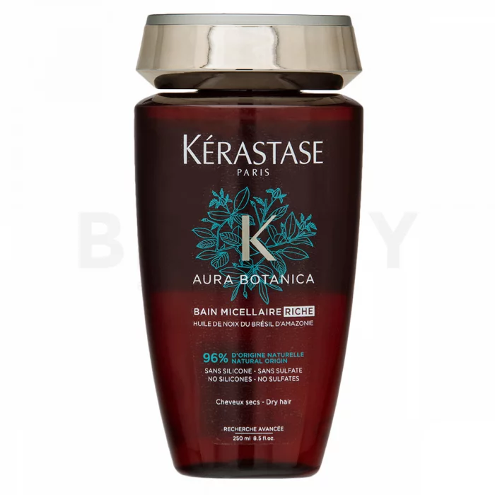 Kérastase Aura Botanica Bain Micellaire Riche Champú natural para el cabello débil sin vida 250 ml