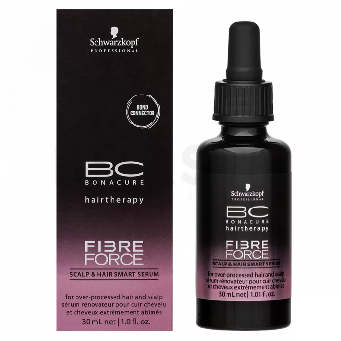 Schwarzkopf Professional BC Bonacure Fibre Force Scalp & Hair Smart Serum siero per capelli molto danneggiati 30 ml