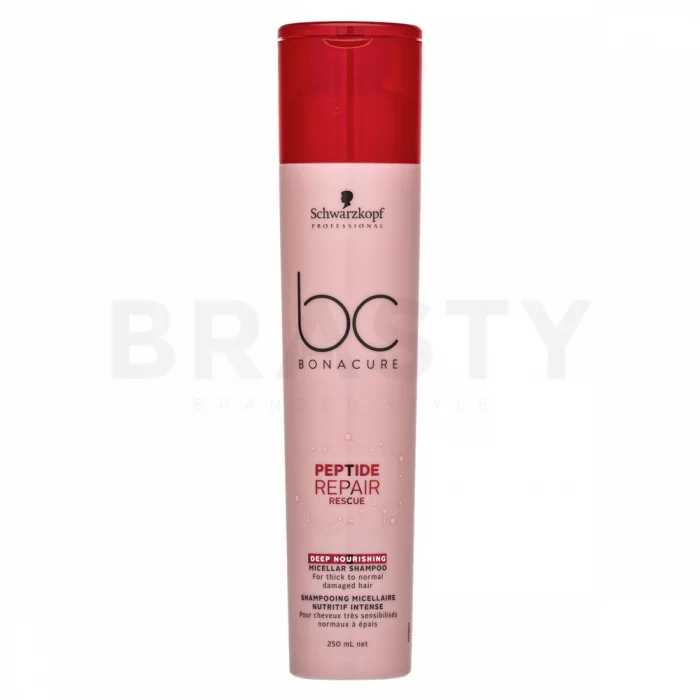 Schwarzkopf Professional BC Bonacure Peptide Repair Rescue Deep Nourishing Micellar Shampoo shampoo per capelli danneggiati 250 ml
