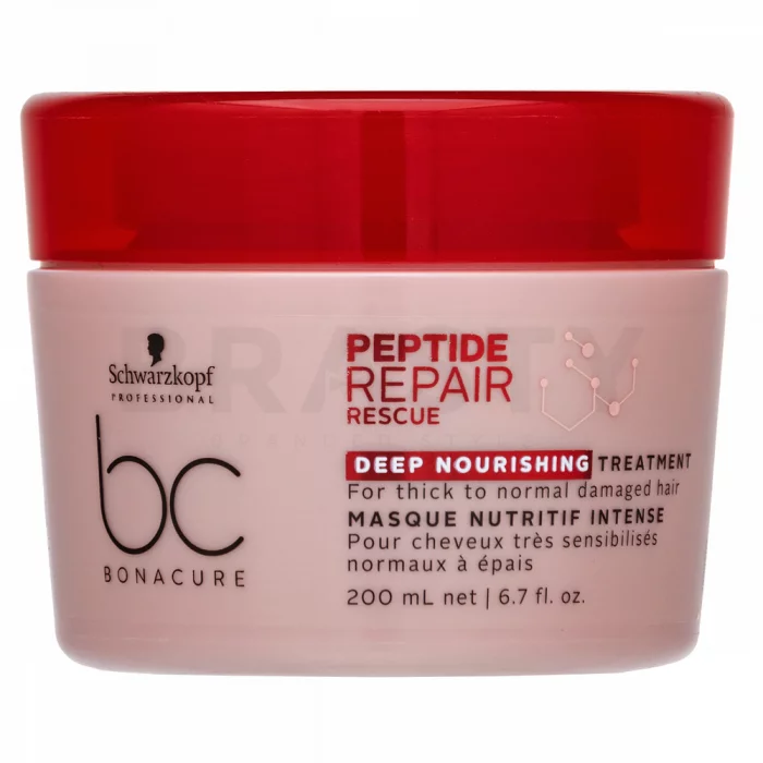 Schwarzkopf Professional BC Bonacure Peptide Repair Rescue Deep Nourishing Treatment maska do włosów zniszczonych 200 ml